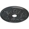Ekena Millwork Acanthus Twist Ceiling Medallion (Canopies up to 8 3/8"), 23 5/8"OD x 4 5/8"ID x 1 7/8"P, Pewter CM23ACPES - alternate 3